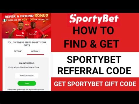 how to know my sportybet referral code|How to Refer on SportyBet: An Easy Guide .